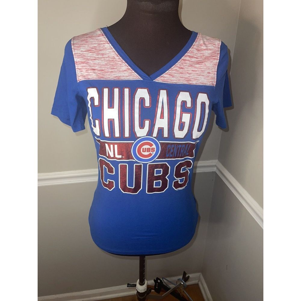 Genuine Merchandise 5th‎ & Ocean Chicago Cubs Womens Shirt Sz M